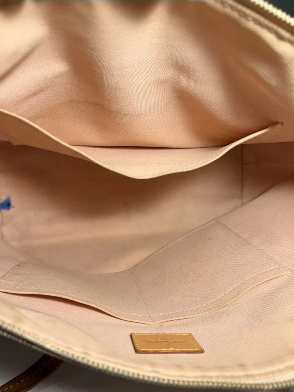 LOUIS VUITTON IENA Damier  Azur MM Tote Bag with zipper